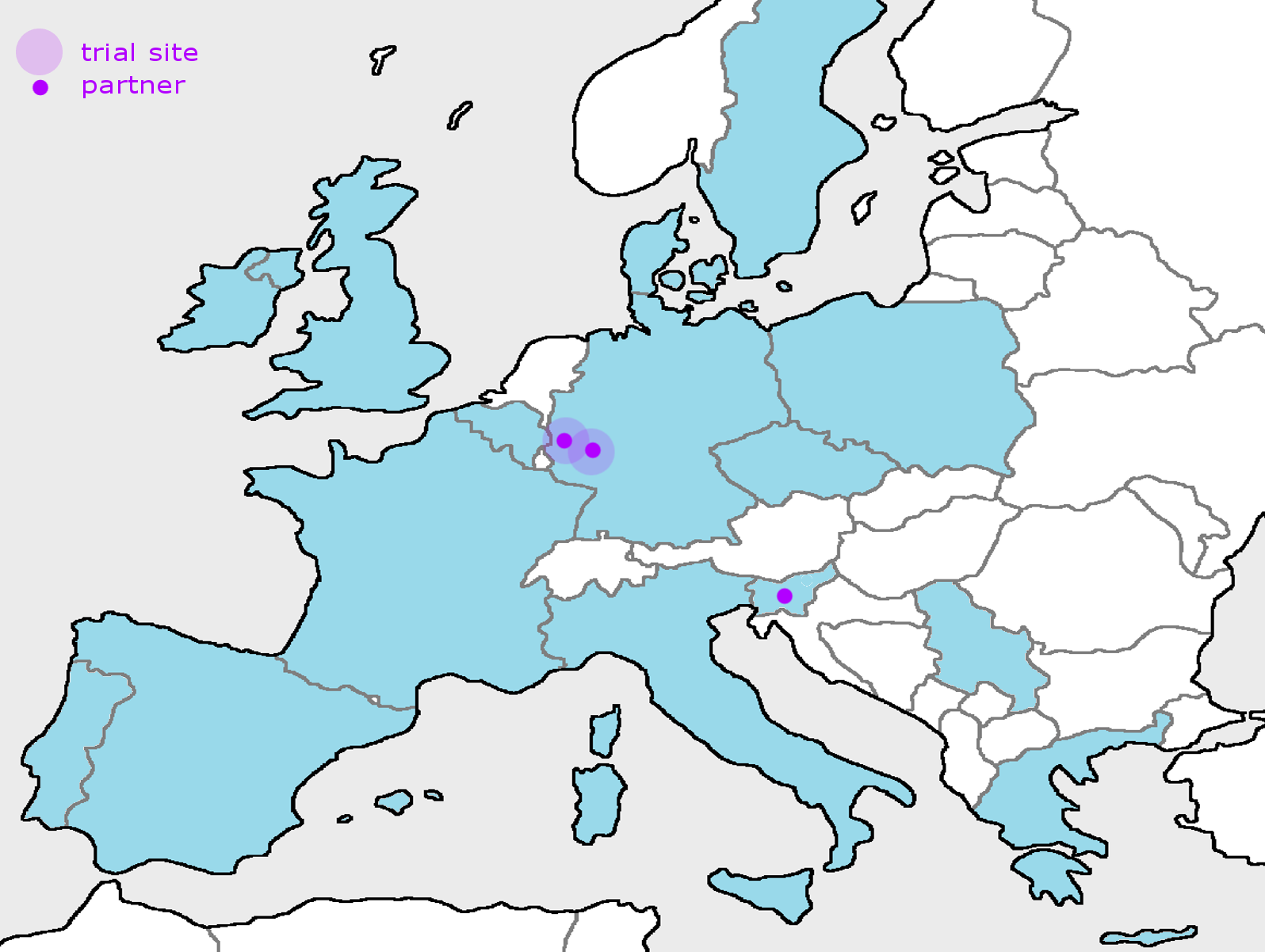 Trial Sites Koeln & Aachen